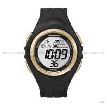 TIMEX TW5M20900 (U) Marathon Digital Sports Resin Strap Black Gold