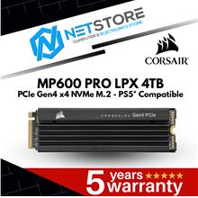 CORSAIR MP600 PRO LPX 4TB PCIe Gen4 x4 NVMe M.2 - PS5* Compatible