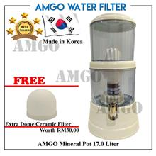 [FREE Dome Ceramic][KOREA] AMGO Mineral Pot Water Dispenser 17 Litre