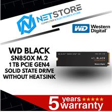 WESTERN DIGITAL WD BLACK SN850X 1TB NVMe SSD GAMING WITH HEATSINK
