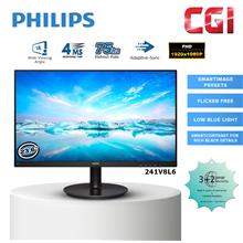 Philips 23.6&quot; 241V8L6 VA 75Hz 4ms Adaptive Sync LCD Monitor