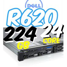Dell POWEREDGE R620 SERVER 224GB RAM 24 CORE