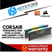 CORSAIR VENGEANCE RGB 32GB (2x16GB) DDR5 6000MT/s C36 AMD EXPO