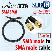 Mikrotik SMASMA 1 meter SMA male to SMA male RF Jumper Cable L-Shape
