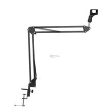 Microphone Clip Arm Suspension Boom Holder Stand G Clamp Mounting