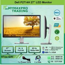 Dell P2714H 27' LED Monitor 27-inch 1920x1080 VGA DVI DisplayPort