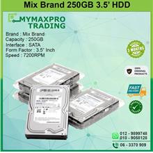 Ref 250Gb 7.2Krpm 3.5' HDD *bulk /wholesale available*