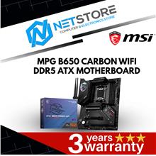 MSI MPG B650 CARBON WIFI DDR5 ATX MOTHERBOARD