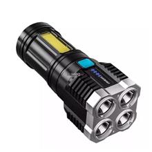 Torch Flashlight USB Super Power L-S03 4 Mode + Cob Work Waterproof