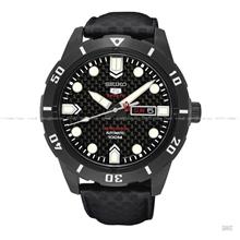 SEIKO 5 Sports SRP721K1 Day-Date Carbon Automatic Leather Black LE