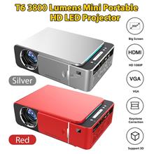 T6 Wireless Android LCD Smart Projector HD Resolution Wifi Youtube
