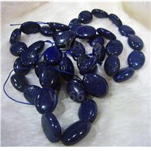 DIY 15" Blue Lapis Lazuli Gemstone A Grade Oval Shape L 14mm - 19mm