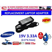 LAPTOP ADAPTER FOR SAMSUNG SERIES 19V 3.33A (2.5MM*0.7MM)
