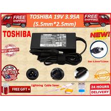 LAPTOP ADAPTER FOR TOSHIBA SERIES 19V 3.95A (5.5MM*2.5MM)