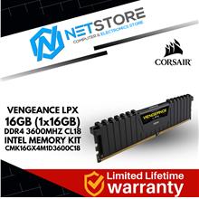 CORSAIR VENGEANCE LPX 16GB (1x16GB) DDR4 3600MHZ CL18 INTEL MEMORY KIT