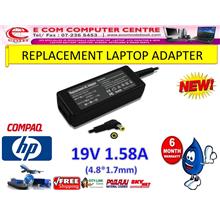 LAPTOP ADAPTER FOR HP/COMPAQ SERIES 19V 1.58A (4.8MM*1.7MM)