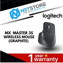 LOGITECH MX MASTER 3S WIRELESS MOUSE - GRAPHITE - 2.4GHZ/BT