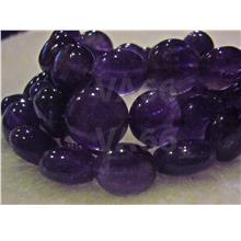 DIY Natural Amethyst Purple Smooth Cabochon 9mm Gemstone Disc Batu Asl