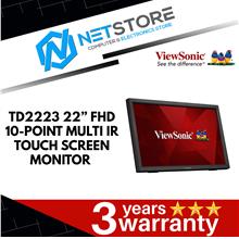 VIEWSONIC TD2223 22 INCH FHD 10-POINT MULTI IR TOUCH SCREEN MONITOR
