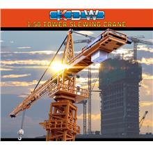 KDW 1:50 Heavy Duty Top Slewing Tower Crane Diecast Metal Collection