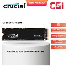 Crucial P3 Plus 2TB PCIe M.2 2280 SSD - CT2000P3PSSD8