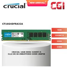 Crucial 16GB DDR4-3200 Unbuffered UDIMM CT16G4DFRA32A