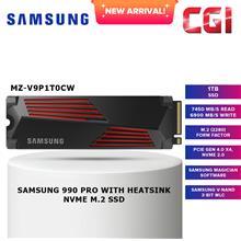 Samsung 990 PRO with Heatsink NVMe M.2 SSD 1TB - MZ-V9P1T0CW