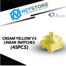 AKKO CREAM YELLOW V3 LINEAR SWITCHES (45PCS) - 6925758621274