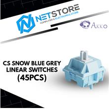 AKKO CS SNOW BLUE GREY LINEAR SWITCHES (45PCS) - 6925758622127