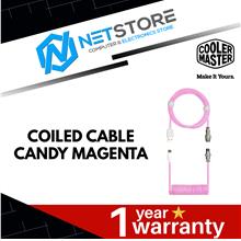 COOLER MASTER COILED CABLE CANDY MAGENTA - KB-CMZ1