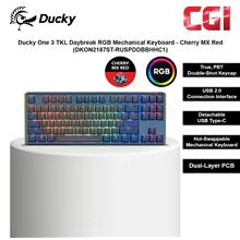 Ducky One 3 TKL Daybreak RGB Mechanical Keyboard - Cherry MX Red