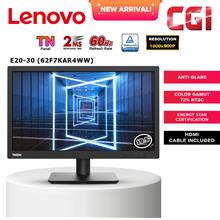 Lenovo Thinkvision 19.5&quot; E20-30 2ms 60Hz Monitor Productivity Monitor