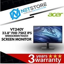 ACER 23.8&quot; VT240Y FHD 75HZ IPS WIDESCREEN TOUCH SCREEN MONITOR