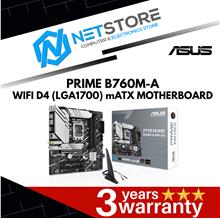 ASUS PRIME B760M-A WIFI D4 (LGA1700) mATX MOTHERBOARD