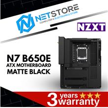 NZXT N7 B650E ATX MOTHERBOARD MATTE BLACK - N7-B65XT-B1
