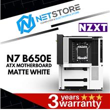 NZXT N7 B650E ATX MOTHERBOARD MATTE WHITE - N7-B65XT-W1
