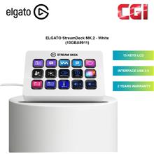 Elgato Stream Deck MK.2 15 Customizable LCD Keys - 10GBA9911 (White)