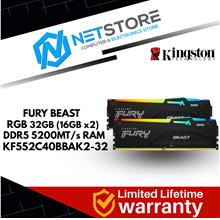 KINGSTON FURY BEAST RGB 32GB (16GB x2) DDR5 5200MT/s RAM