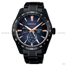 SEIKO SPB361J1 PRESAGE Sharp Edged GMT Auto Bracelet Black LE