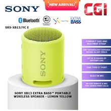 Sony SRS-XB13/YC E EXTRA BASS™ Portable Wireless Speaker- Lemon Yellow