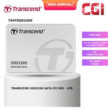 Transcend 2.5“ 4TB SSD230S 3D NAND SATA III 6Gb/s SSD - TS4TSSD230S