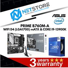 PWP ASUS PRIME B760M-A WIFI D4 mATX &amp; INTEL CORE I9-13900K PROCESSOR