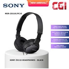 Sony MDR-ZX110/BC1E Wired Headphones without Mic - Black