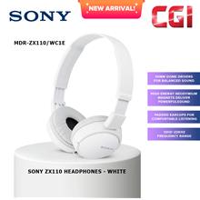 Sony MDR-ZX110/WC1E Wired Headphones without Mic - White
