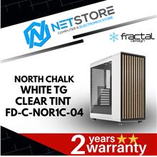 FRACTAL DESIGN NORTH CHALK WHITE TG CLEAR TINT - FD-C-NOR1C-04
