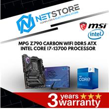 PWP MSI MPG Z790 CARBON WIFI DDR5 ATX &amp; INTEL CORE I7-13700 PROCESSOR