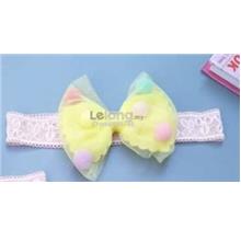Yellow Bowknot Headband
