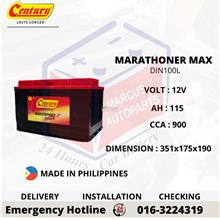 CENTURY MARATHONER MAX LN5 / DIN100L AUTOMOTIVE CAR BATTERY