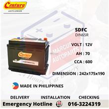 CENTURY CONTINENTAL SDFC LN2 / DIN65R AUTOMOTIVE CAR BATTERY