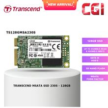 Transcend 128GB SATA III 6Gb/s 3D NAND 230S mSATA SSD - TS128GMSA230S